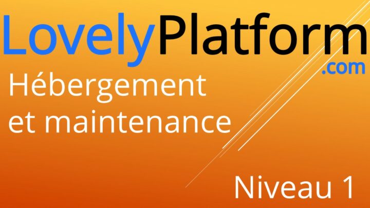 LovelyPlatform - host et Maintenance 1